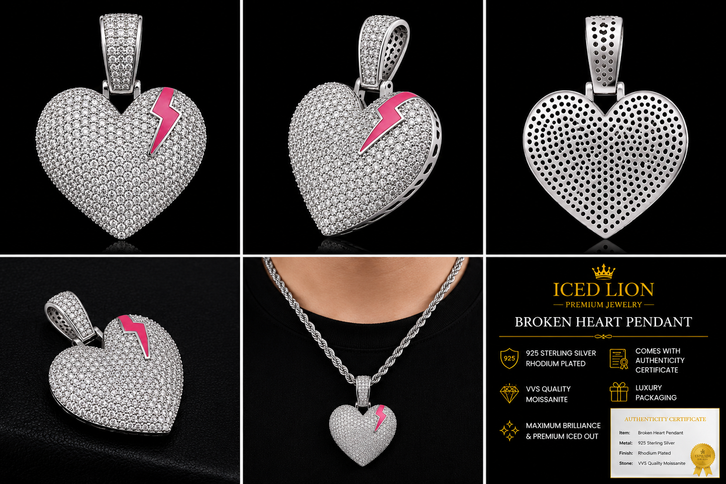 Broken Heart Pendant